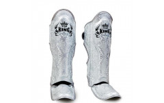 Защита голени Top King Shinguards "Super Snake" TKSGSS02 White (Silver) - M Защита голени Top King Shinguards "Super Snake" TKSGSS02 White (Silver) - M