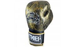 Боксерские перчатки TKB Snake Black Gold 16 oz Боксерские перчатки TKB Snake Black Gold 16 oz