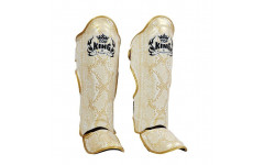 Защита голени Top King Shinguards "Super Snake" TKSGSS02 White(Gold) - XL Защита голени Top King Shinguards "Super Snake" TKSGSS02 White(Gold) - XL