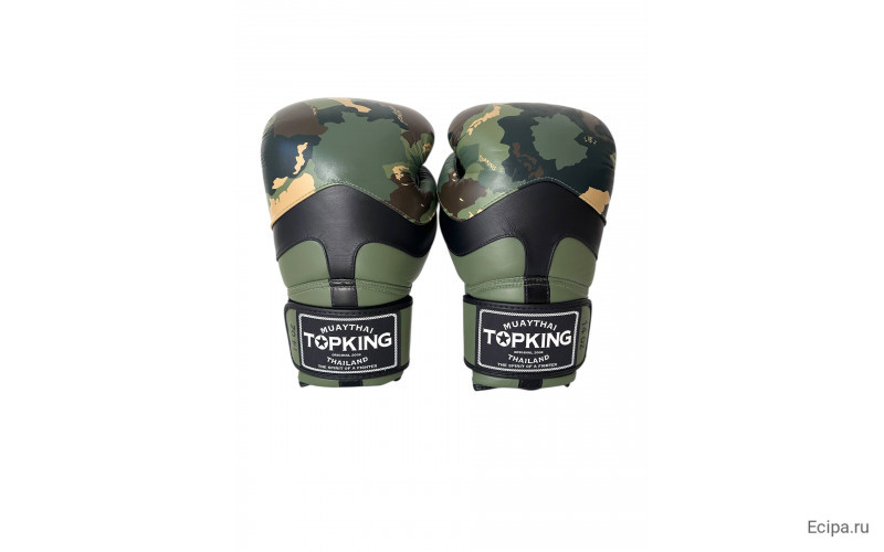 Боксёрские перчатки TKB CAMOUFLAGE green 16 oz