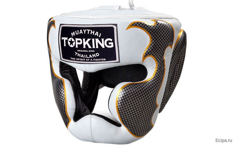 Боксерий шлем TKHGEM-01 white silver - L