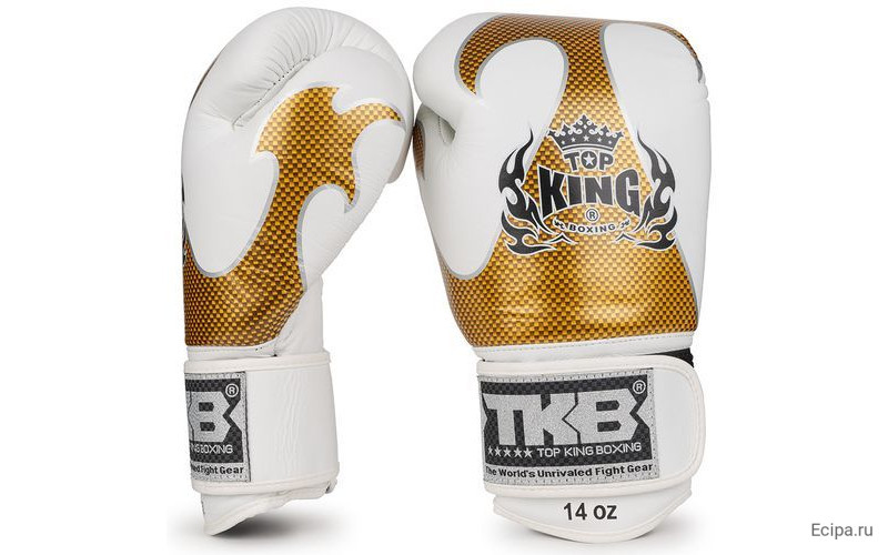 Боксерские перчатки Top King Boxing Empower White Gold 16 oz