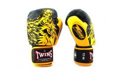 Боксерские перчатки Twins Special FBGVL50 yellow 12 oz