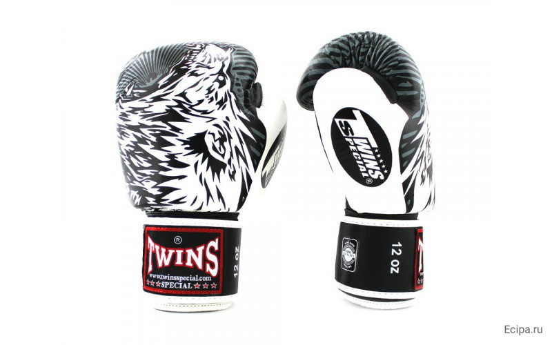 Боксерские перчатки Twins Special FBGVL50 white 16 oz