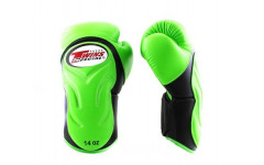 Боксерские перчатки BGVL6 black-green 12 oz Боксерские перчатки BGVL6 black-green 12 oz