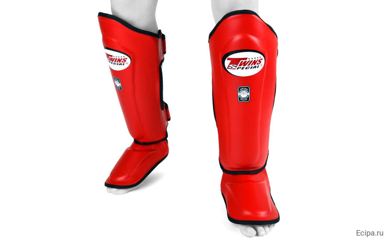 Защита голени Twins SGL10 red XL