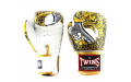 Боксерские перчатки Twins Special FBGVL3-52 Dragon white gold 12 oz