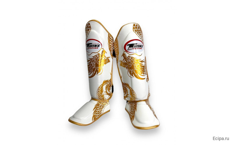Защита голени Twins Special FSGL10-49 white gold - XL