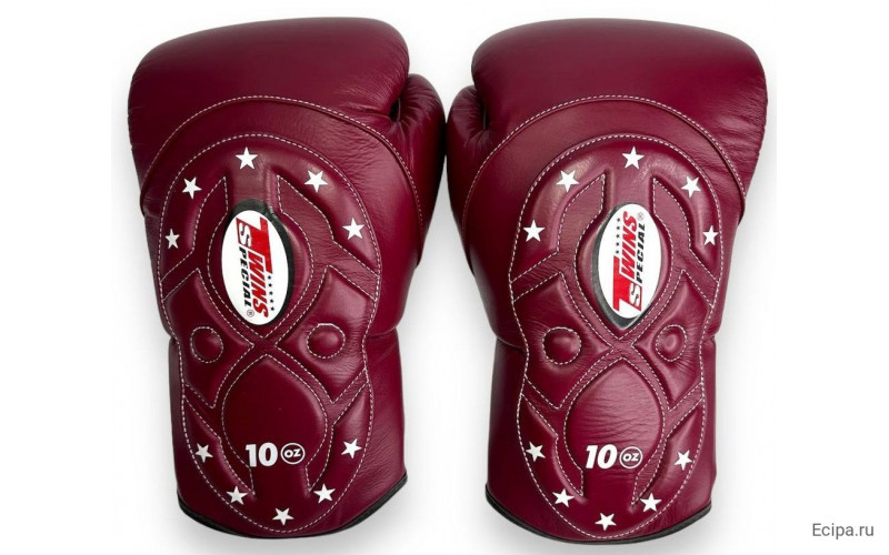 Боксерские перчатки Twins BGVL6 MK maroon maroon 12 oz