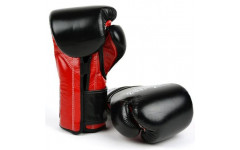 Боксерские перчатки Fairtex BGV9 black red 14 oz