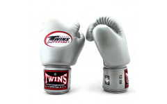 Боксерские перчатки Twins Special BGVL3 silver 12 oz Боксерские перчатки Twins Special BGVL3 silver 12 oz