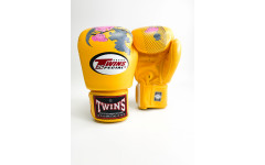 Боксерские перчатки Twins FBGVL3-13 yellow 12 oz