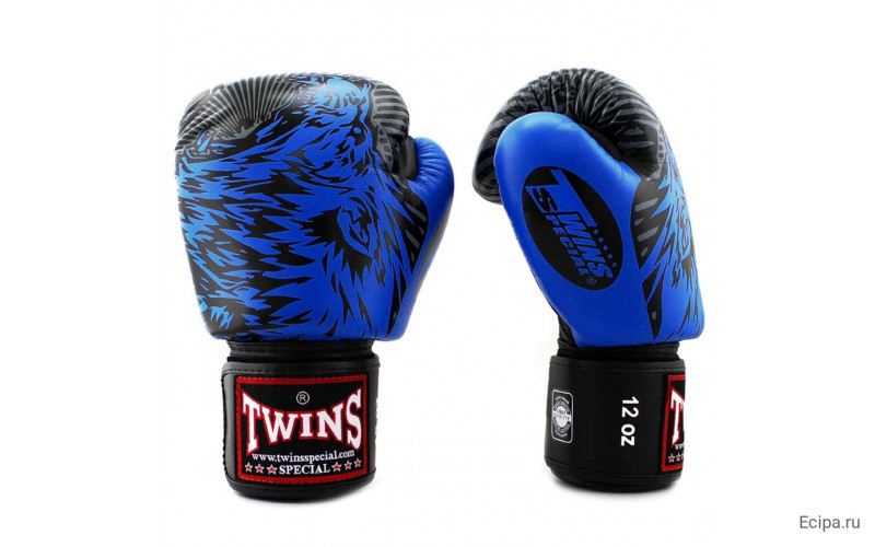 Боксерские перчатки Twins Special FBGVL50 blue 16 oz