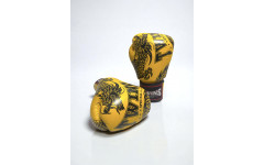 Боксерские перчатки Twins Special FBGVL3-49 yellow black 16 oz Боксерские перчатки Twins Special FBGVL3-49 yellow black 16 oz