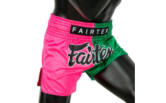 Шорты для бокса Fairtex BS1911 (розовый-зеленый) M