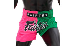 Шорты для бокса Fairtex BS1911 (розовый-зеленый) S