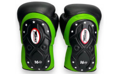 Боксерские перчатки Twins Special BGVL6 MK green black 12 oz Боксерские перчатки Twins Special BGVL6 MK green black 12 oz