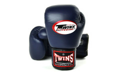 Боксерские перчатки Twins special BGVL3 Navy Blue 12 oz Боксерские перчатки Twins special BGVL3 Navy Blue 12 oz