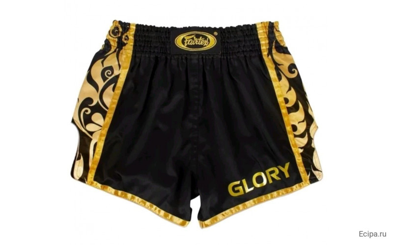 Шорты для бокса Fairtex BSG1 black gold XL