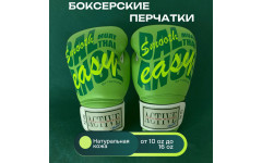 Боксёрские перчатки TKB ACTIVE MUAYTHAI green 14 oz Боксёрские перчатки TKB ACTIVE MUAYTHAI green 14 oz